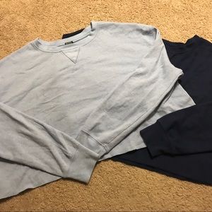 💛 3/$30 2 CROPPED THERMAL SHIRTS